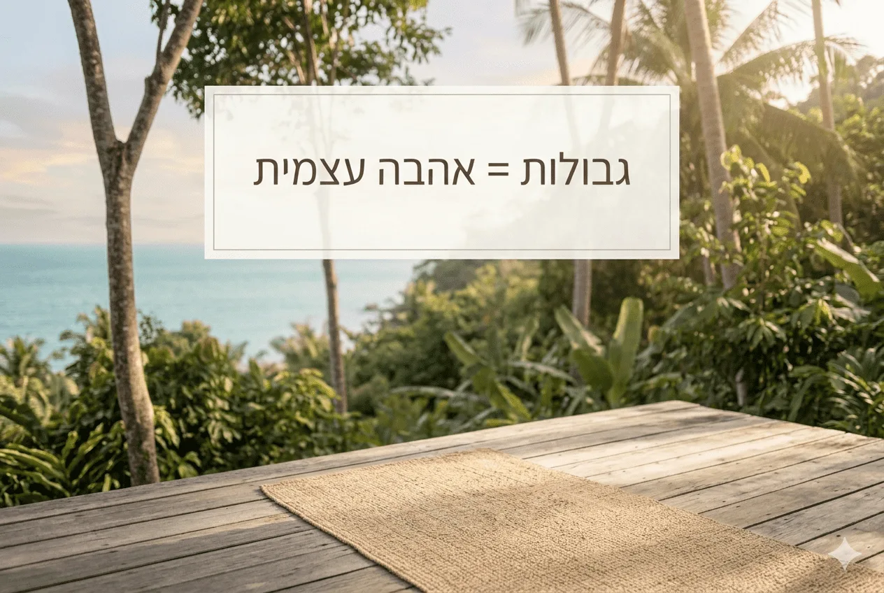 גבולות: למה הם חשובים ואיך לשים אותם לאנשים